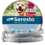 Seresto chien collier anti - puces et anti - tiques + 8kg 2 units