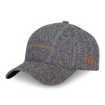 Serge blanco casquette baseball denim homme - baseball - gris marron - visi�re arrondie