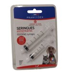 Seringues alimentaires 5 ml et 10 ml pour chiens et chats - francodex