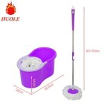 Serpillre - balai - kit de lavage de sol - seau dessoreuse - violet