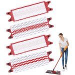 Recharge de 4 pi�ces adapt�e aux balais � franges en microfibres compatible avec la gamme vileda ultramax ...