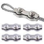 Serre cable acier serre corde duplex clips m3 double serre - c�bles m3 serre - c�bles en acier inoxydable ...