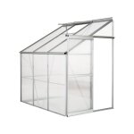 Serre jardin adoss�e en polycarbonate aneth 190 x 125 x 195 cm - 237 m�