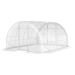 Serre de jardin tunnel 4 x 3 x 2 m 12 m� avec 2 portes � charni�res b�che en pe 150 g / m� pour l�gumes ...