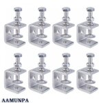 Serre - joints en c - robuste - acier inoxydable 304 - pack de 4 - rsistant  la corrosion - facile ...