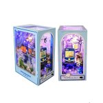 Serre - livres en bois 3d puzzle serre - livres pour maison de poupe kits de modles pour adolescents ...