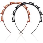 Serre - tte 2 pices avec pince - diadme - bandeau tress double couche avec pinces - diadme avec ...