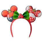 Serre - tte - loungefly - mickey & minnie - nol - fille - blanc
