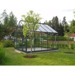 Serre en verre sekurit 108 4 mm - 742 m² - gris anthracite Serre en verre sekurit 108 4 mm - 742 m² - gris anthracite