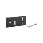 Serruprix - serrure en applique horizontale  cl pne dormant droite 140 x 80 mm 2 cls - serruprix
