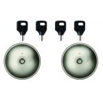 Serrure antivol - meroni - ufo double - 2 points - a cl - niveau de scurit 6