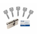 Cylindre de serrure - bricard - 15102 - 30 + 40 mm - 5 cls - rsistance leve