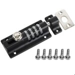Serrure  code loquet de verrouillage  combinaison - serrure portail exterieur - verrou  code  4 chiffresco ...