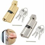 Serrure cylindre extérieur sécurité - 70x29 mm - 2 unités - pour porte dentrée - profil européen Serrure cylindre extérieur sécurité - 70x29 mm - 2 unités - pour porte dentrée - profil européen