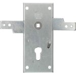 Serrure de garage en acier - 60 mm - cylindre profil� pour portail basculant - horizontal - kotarbau