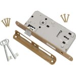 Serrure � larder pour porte int�rieure 90 x 50 mm - version serrure � cl� universelle droite et gauche ...