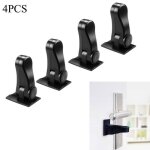 Serrure de poigne de porte 4 pices bloc porte securite bebe autocollante - noir