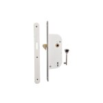 Serrure pour porte en bois coulissante  encastrer  crochet  cl avec gche klose besser