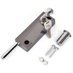 Serrure de porte multifonction serrure de porte universelle avec 2 cls pour utilisation intrieure et ...