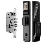 Serrure de porte num�rique - oem - 3dr - df11 - 6 m�thodes de d�verrouillage - alliage sculpt� - gris ...