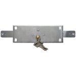 Serrure de rideau mtallique 2 entraineurs + 3 cls