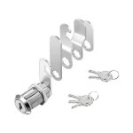 Serrure de scurit pour bote aux lettres serrure de meubles avec 5 cls et plaques de serrure label