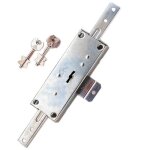 Serrure de volet roulant en applique dom 156 mm cylindre int�gr� 2 cl�s porte de garage