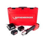 Sertisseuse Électro hydraulique - rothenberger - romax 4000 - sans fil - 18 v li - ion - coffret + batteries ... Sertisseuse Électro hydraulique - rothenberger - romax 4000 - sans fil - 18 v li - ion - coffret + batteries ...