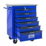 Servante datelier - caisse a outil - chariot � roulettes - avec 6 tiroirs verrouillables rangement - ...