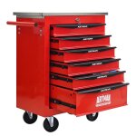 Servante datelier - caisse a outil - chariot � roulettes - avec 6 tiroirs verrouillables rangement - ...