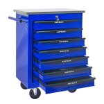 Servante datelier - caisse a outil - chariot � roulettes - avec 7 tiroirs verrouillables rangement - ...