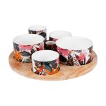 Service apéritif 6 pièces taiana 31 cm - table passion Service apéritif 6 pièces taiana 31 cm - table passion