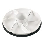 Service apéritif hélice 8 pièces 30 cm - table passion Service apéritif hélice 8 pièces 30 cm - table passion