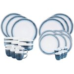 Service complet cosmos - 30 pi�ces - azur