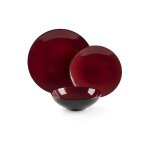 Service complet - service de table excelsa - 65434 - japan service de vaisselle 18 pieces stoneware rouge ... Service complet - service de table excelsa - 65434 - japan service de vaisselle 18 pieces stoneware rouge ...