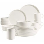 Service complet - service de table mser - 931617 - maser finaro service de table en porcelaine blanc ...