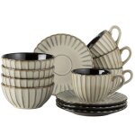 Service de table - mser - 931965 - 12 pices - grs - vintage beige