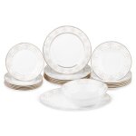 Service complet - service de table multi casa mex - mcmkb204 - service de table osaka 20 pieces - blanc ...