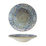Service dassiettes rondes de 6 pi�ces creuses et empilables tiffany 919g plat � soupe p�tes en porcelaine ...