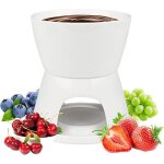 Service à fondue au chocolat en céramique avec bougeoir pour bougie chauffe - plat tasse à fondue au ... Service à fondue au chocolat en céramique avec bougeoir pour bougie chauffe - plat tasse à fondue au ...