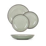 Service de table 12 pi�ces verde salvora santa clara