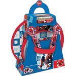 Service de table - tataway - marvel - 5 pices - spiderman - plastique rutilisable