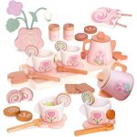 Service À thé et À dessert pour fête de filles 24pcsdinette enfant en bois jouet fille 2 3 4 5 ans accessoire ... Service À thé et À dessert pour fête de filles 24pcsdinette enfant en bois jouet fille 2 3 4 5 ans accessoire ...