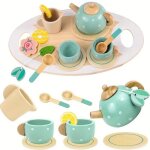Service à thé tea party jeux de rôle tasse à thé avec soucoupe service à thé en bois accessoires cuisine ... Service à thé tea party jeux de rôle tasse à thé avec soucoupe service à thé en bois accessoires cuisine ...