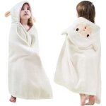 Serviette de bain bb avec capuche grands doux absorbant couverture peignoir douche poncho serviette ...