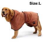 Serviette de bain pour chien peignoir de bain super absorbant  schage rapide en microfibre schage ...