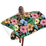 Serviette de bain serviettes de plage en microfibre grandes serviettes 160x80 cm super absorbantes