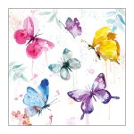 Serviette  colorful butterfly  20 pices