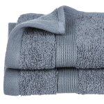 Serviette ou drap de bain 100 x 150 cm couleur moderne gris fonce