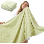 Serviette de hammam - cuneary - xxl - polaire corail - 90 x 170 cm - absorbante et s�chage rapide